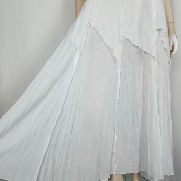 Linda Lundström Sheer Layered Dress White M - Picture 4 of 11